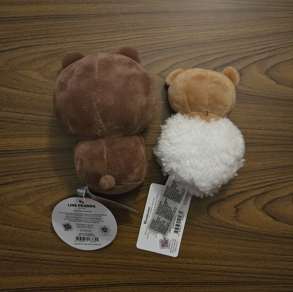 Line Friends + Rilakkuma bear plushie bundle - Picture 2 of 6